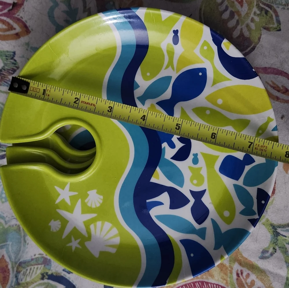 Evergreen Earth Aware colorful plate
